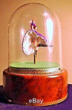 Vintage Reuge French Dancing Can Can Dancer Ballerina Music Box Automaton