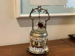 Vintage Reuge German Porcelain Cigarette Dispenser