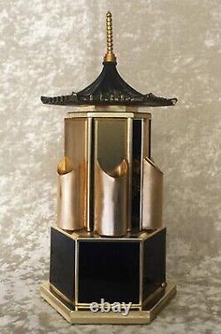 Vintage Reuge Japanese Pagoda Musical Lipstick Caddy Somewhere My Love