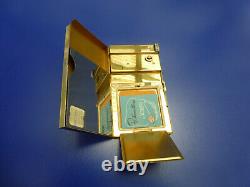 Vintage Reuge Miniature Music Box Musical Lipstick Powder Compact Case