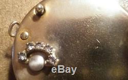 Vintage Reuge Miniature Music Box Musical Pendant, Necklace, Key Chain, Charm