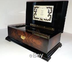 Vintage Reuge Mint Condition 3 Air 72 Note Music Box (Watch Video)