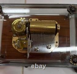 Vintage Reuge Music Box 2/36 Plays Viennese Life & Roses Of The South By Strauss