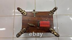 Vintage Reuge Music Box 2/36 Plays Viennese Life & Roses Of The South By Strauss