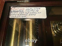 Vintage Reuge Music Box 5 Cylinder Johann Strauss #1815/2500 Franklin Mint 1985