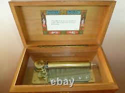 Vintage Reuge Music Box 72 / 3 Plays I Left My Heart In San Francisco & more