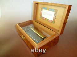 Vintage Reuge Music Box 72 / 3 Plays I Left My Heart In San Francisco & more