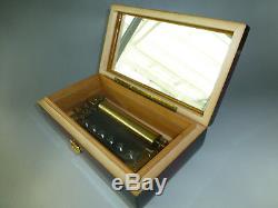 Vintage Reuge Music Box 72 Key Play Polonaise, March By Bach & Gavotte By Handel