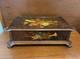Vintage Reuge Music Box 72 Note 3 Tunes Luxury Wood Inlayed Box