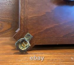 Vintage Reuge Music Box 72 Note 3 Tunes Luxury Wood Inlayed Box