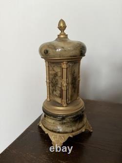 Vintage Reuge Music Box Cigarette Lipstick Holder Italy