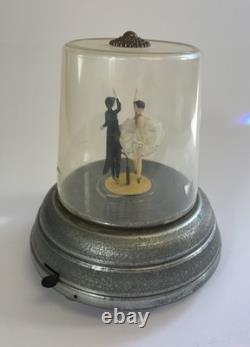 Vintage Reuge Music Box Dancing Couple 261 Tales of the Vienna Woods