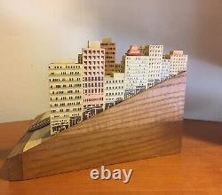 Vintage Reuge Music Box- I Left My Heart in San Francisco Cable Car Cityscape