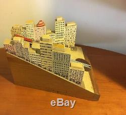 Vintage Reuge Music Box- I Left My Heart in San Francisco Cable Car Cityscape