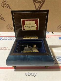 Vintage Reuge Music Box Italy Puttin On The Ritz Rear