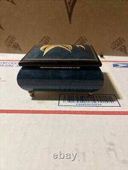 Vintage Reuge Music Box Italy Puttin On The Ritz Rear