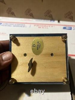 Vintage Reuge Music Box Italy Puttin On The Ritz Rear