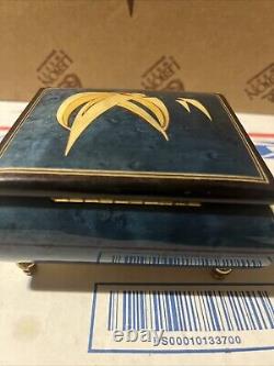 Vintage Reuge Music Box Italy Puttin On The Ritz Rear