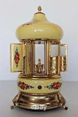 Vintage Reuge Music Box Lipstick Cigarettes Holder Swiss Musical Movement Italy