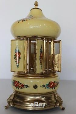 Vintage Reuge Music Box Lipstick Cigarettes Holder Swiss Musical Movement Italy