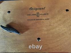 Vintage Reuge Music Box Made In Switzerland Plays Rhapsody In Blue