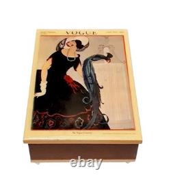 Vintage Reuge Music Box Made in Italy VOGUE- SEE DESCRIPTION Free Ship Vintage Reuge Music Box Made in Italy VOGUE- SEE DESCRIPTION Free Ship