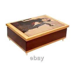 Vintage Reuge Music Box Made in Italy VOGUE- SEE DESCRIPTION Free Ship