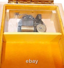 Vintage Reuge Music Box Made in Italy VOGUE- SEE DESCRIPTION Free Ship