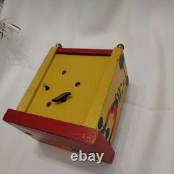 Vintage Reuge Music Box Swiss Made, Musical Mouvement Dancing Circus Clown