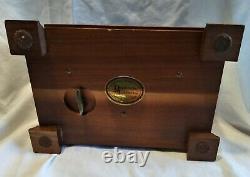 Vintage Reuge Music Box Swiss Movement Plays 4 Songs