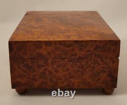Vintage Reuge Music Box Switzerland Moulin Rouge / Swedish Rhapsody Working