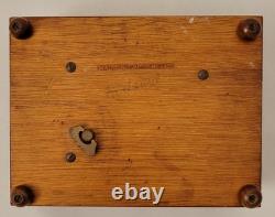 Vintage Reuge Music Box Switzerland Moulin Rouge / Swedish Rhapsody Working