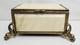 Vintage Reuge Music Box With Dolphin Feet Made In Italy Swiss Musical Movement