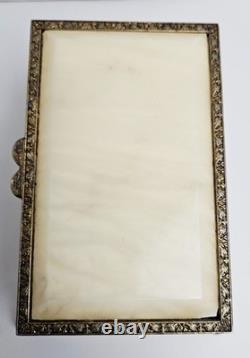 Vintage Reuge Music Box With Dolphin Feet Made In Italy Swiss Musical Movement