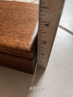 Vintage Reuge Music Box switzerland Clair de lune Anniversary Song