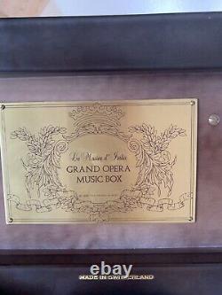 Vintage Reuge Music Franklin Mint La Musica d'Italia Grand Opera Music Box 1988