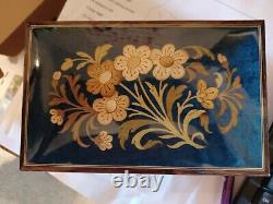 Vintage Reuge Music/Jewelry Box Handmade in Italy Inlay You've Got a Friend