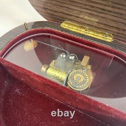 Vintage Reuge Music Jewelry Box Heart Shape My Heart Will Go On