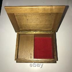 Vintage Reuge Music Switzerland Wooden Jewelry Box Doctor Zhivago LARA'S THEME