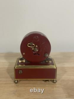 Vintage Reuge Music box Swiss Movement Clock Rare