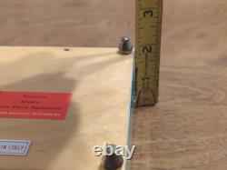 Vintage Reuge Musical Jewelry Box Wooden Swiss Movement Italy Art