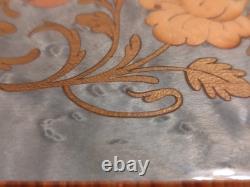 Vintage Reuge Musical Jewelry Box Wooden Swiss Movement Italy Art