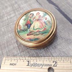 Vintage Reuge Musical Necklace Charm Pendant Music Box Swiss WORKS (See Video)