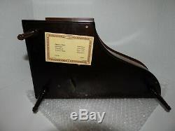 Vintage Reuge Piano shaped wooden music box, 4 songs 50 notes. SUPER CLEAN