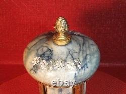 Vintage Reuge Romance Music Box Carousel Lipstick Holder Made In Italy Works