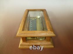 Vintage Reuge Romance Sainte Croix 72 Keys Music Box Wooden & Crystal Glass Case