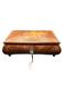 Vintage Reuge Romance Swiss Music Box Roses from the South Inlay Burl Wood