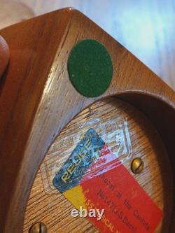 Vintage Reuge Saint Croix Switzerland Wooden Heart Shaped Music Box WORKS