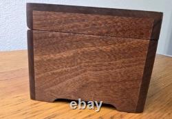 Vintage Reuge Saint-Croix Wooden Music Box 3/72 Plays Mozart Swiss Made Hear