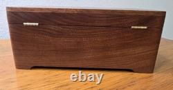 Vintage Reuge Saint-Croix Wooden Music Box 3/72 Plays Mozart Swiss Made Hear